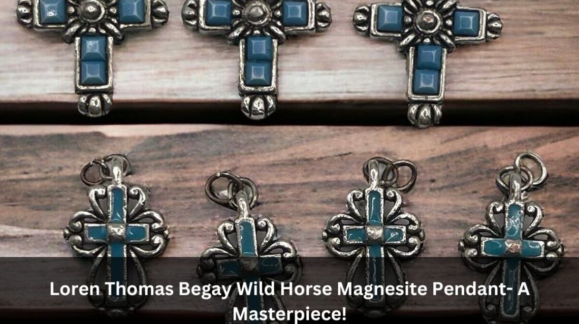 Loren Thomas Begay Wild Horse Magnesite Pendant- A Masterpiece!