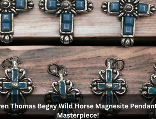 Loren Thomas Begay Wild Horse Magnesite Pendant- A Masterpiece!