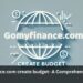 gomyfinance.com create budget- A Comprehensive Guide!